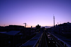 日の出を期待して…