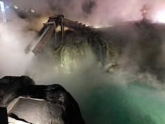 群馬県吾妻郡草津町～湯畑「夜」２３