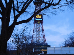 札幌市大通～さっぽろ雪まつり限定ライトアップテレビ塔０４