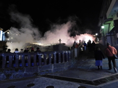 群馬県吾妻郡草津町～湯畑「夜」２４