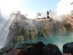 群馬県吾妻郡草津町~湯畑「朝」09