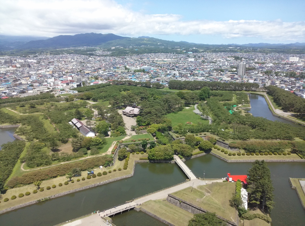 北海道函館市五稜郭町～五稜郭タワーからの展望０１