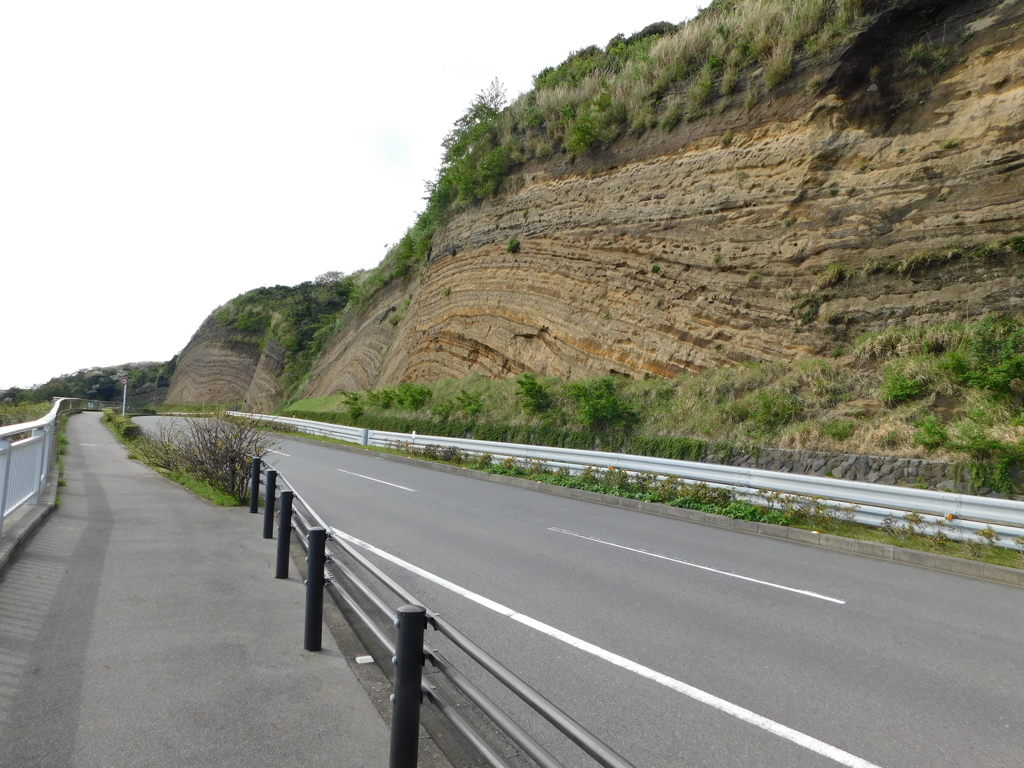 東京都大島～地層切断面０７