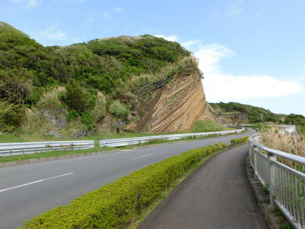 東京都大島～地層切断面０８