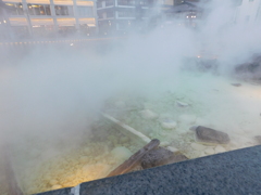 群馬県吾妻郡草津町～湯畑「夕」０１