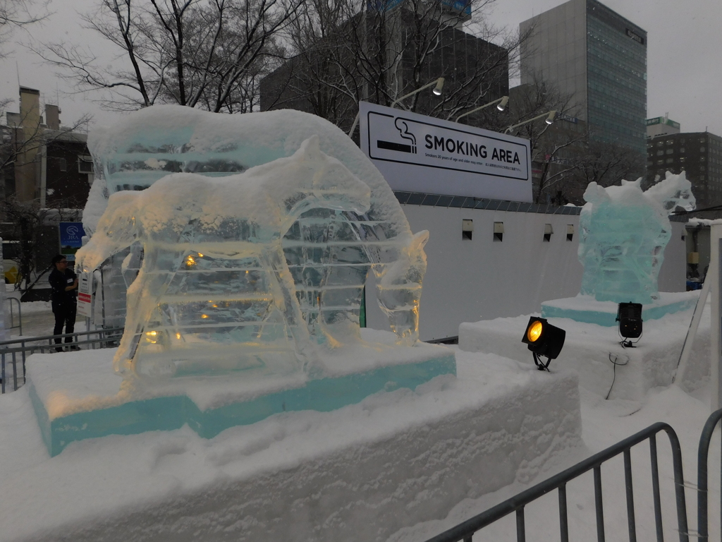 札幌市大通～さっぽろ雪まつり０４