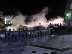 群馬県吾妻郡草津町～湯畑「夜」２５