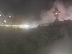 群馬県吾妻郡草津町~湯畑「夜」02
