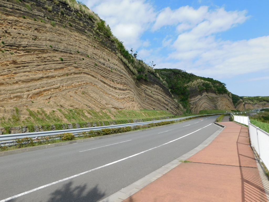 東京都大島～地層切断面０１