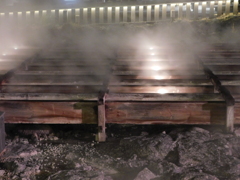 群馬県吾妻郡草津町~湯畑「夜」04