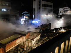 群馬県吾妻郡草津町~湯畑「夜」12