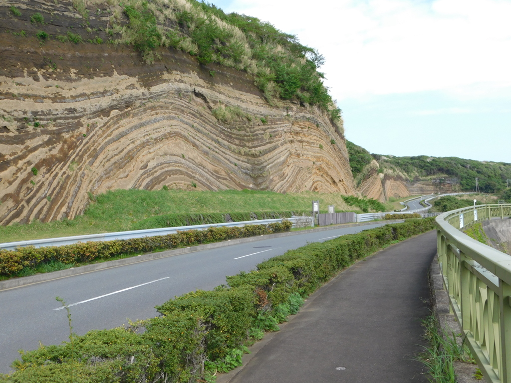 東京都大島～地層切断面０３