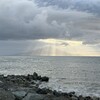 北海道抜海村～後光差し込む利尻富士