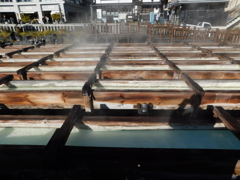 群馬県吾妻郡草津町~湯畑「朝」06