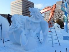 札幌市大通～さっぽろ雪まつり５５