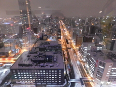 札幌市大通～さっぽろ雪まつり中のテレビ塔展望台夜景０１