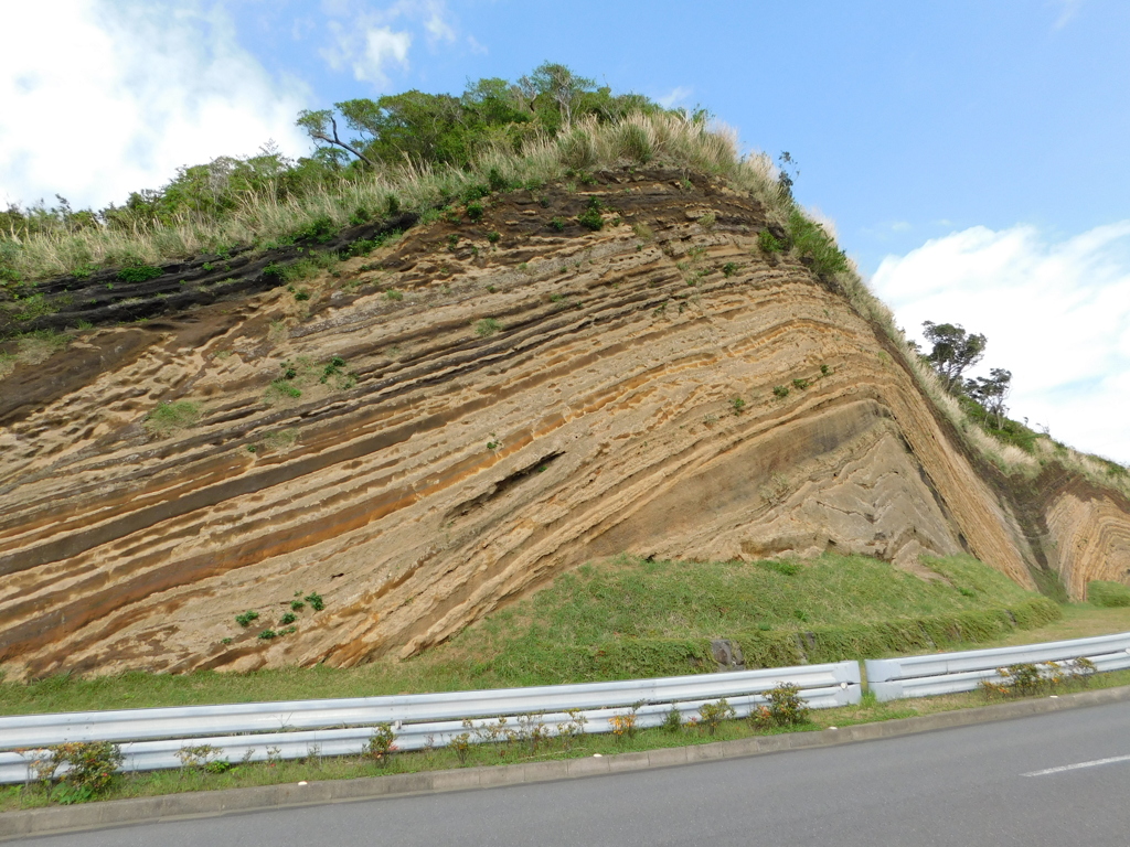 東京都大島～地層切断面０９