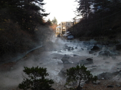 群馬県吾妻郡草津町~西の河原公園「朝」05