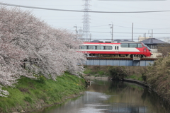 五条川と電車
