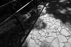 石畳の影