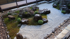 寺院の庭
