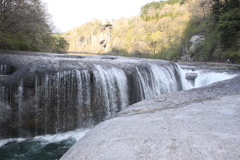 突然の滝