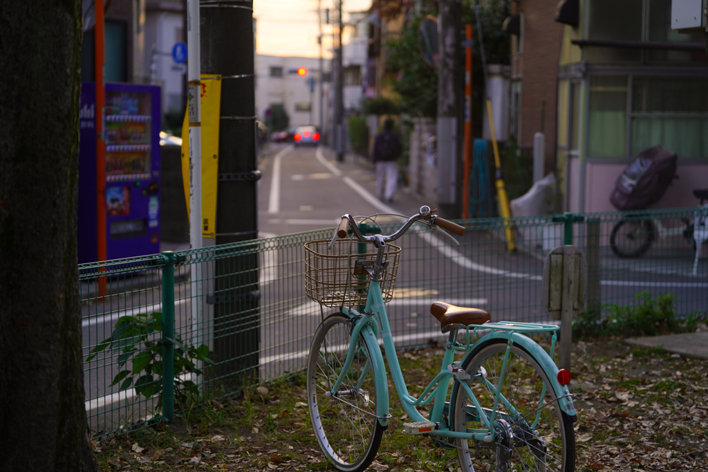 夕さんぽ、にて。