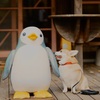 ペンギン親子、にて。