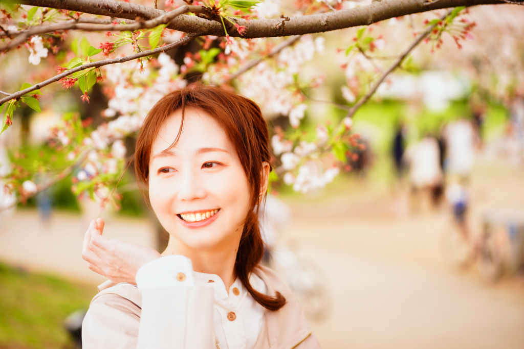 チューリップ公園、にて。