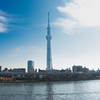 Tokyo Sky Tree in the sky