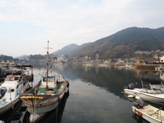 鞆港の情景