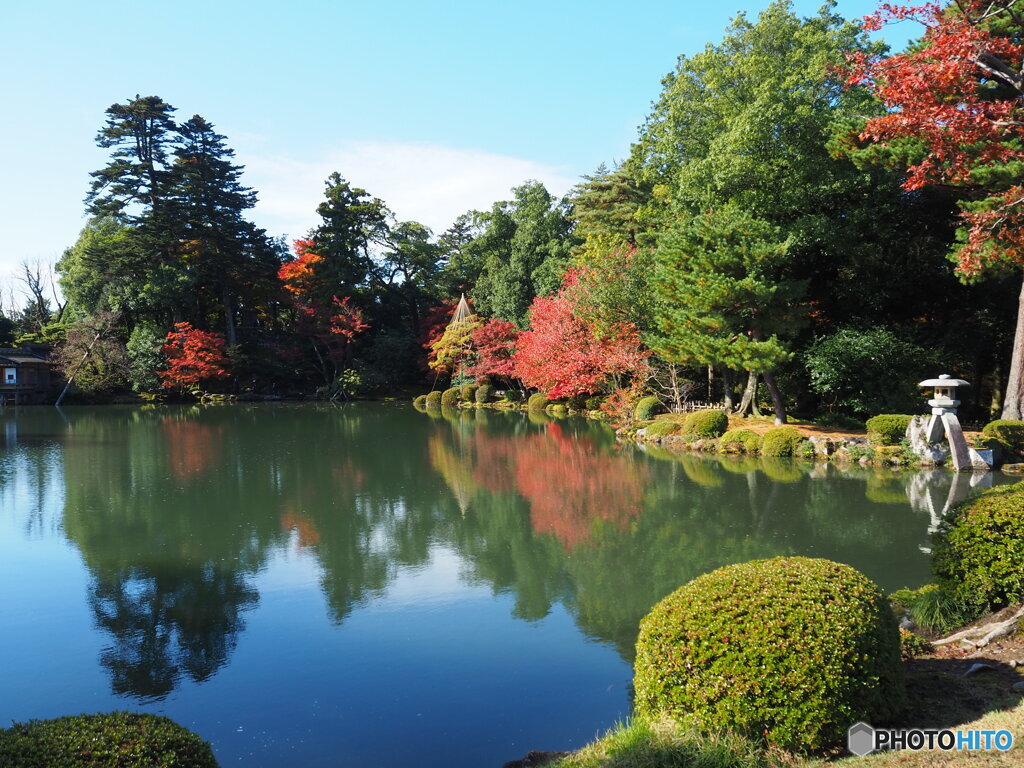 兼六園の鏡