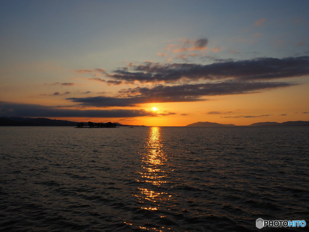 宍道湖の夕景 Ⅱ