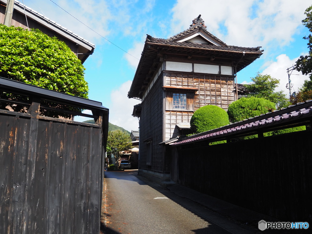 新潟県村上市　黒塀通り　Ⅱ