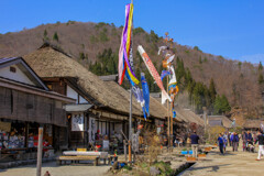 大内宿の春