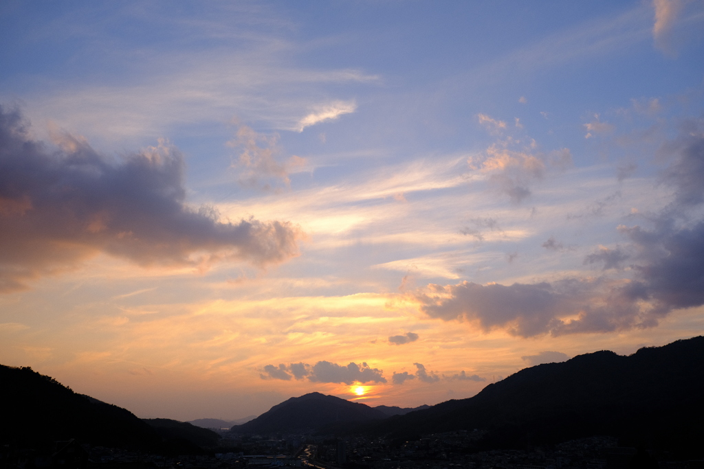空がきれいでした