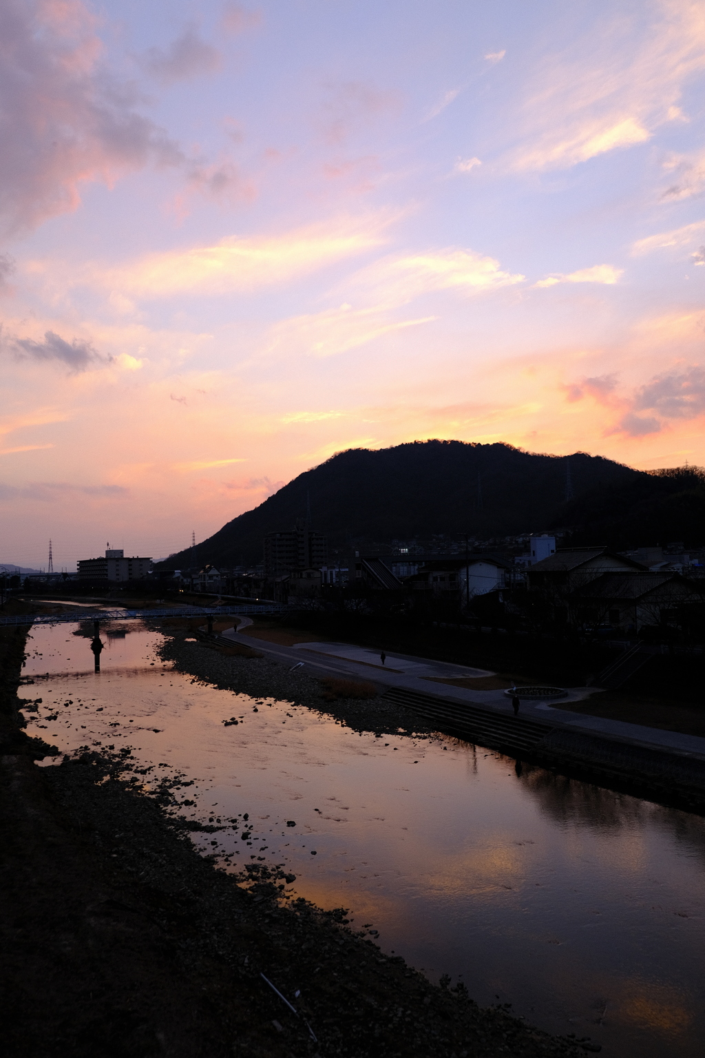 夕方の瀬野川