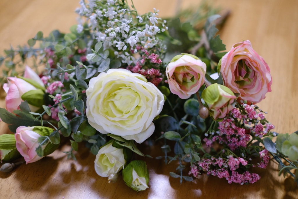 造花ですが