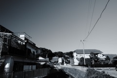 小川沿いの風景