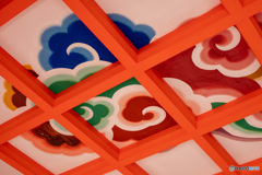 穴八幡宮　天井