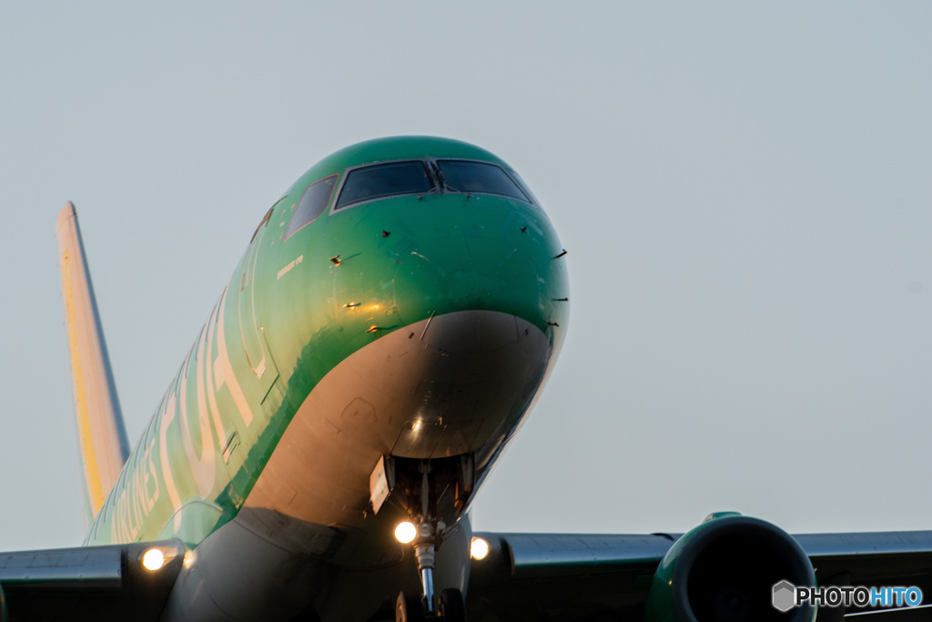 夕陽の丘珠空港④