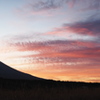 朝やけの富士山