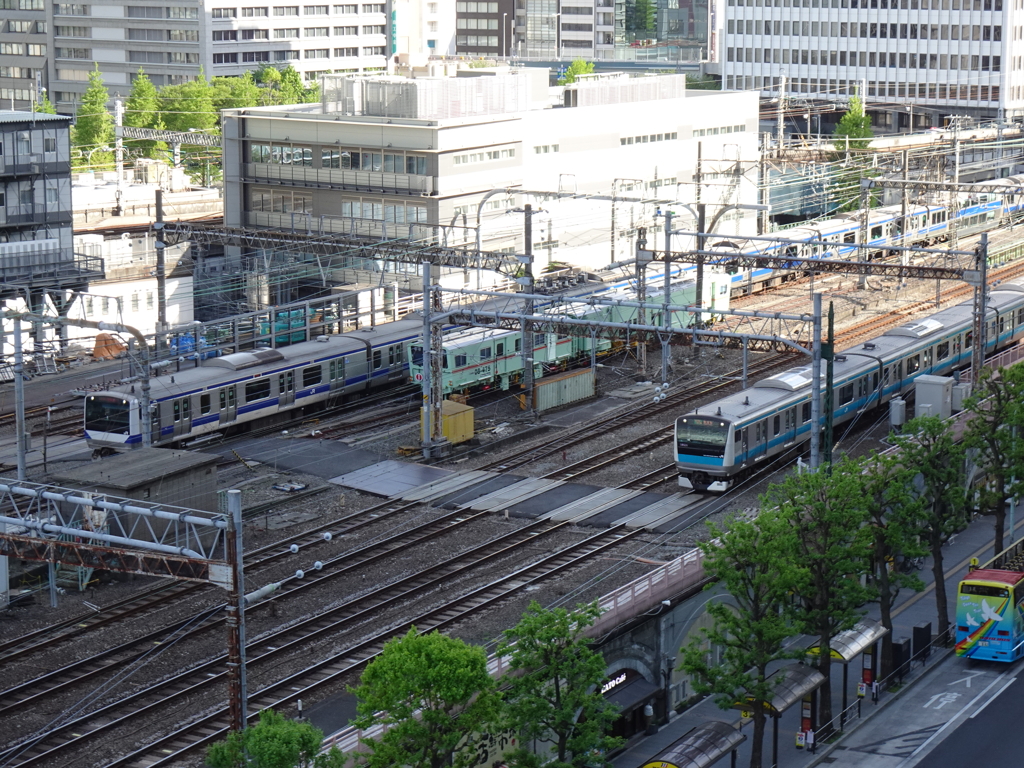 東京駅の様子