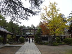 上杉神社にて