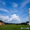 青空に吸い込まれる