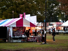 近所の公園で何かイベントやっていた！