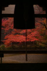 釣鐘と紅葉