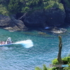 宝石みたいな色の海