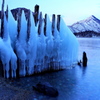 奥日光：中禅寺湖畔の飛沫氷！