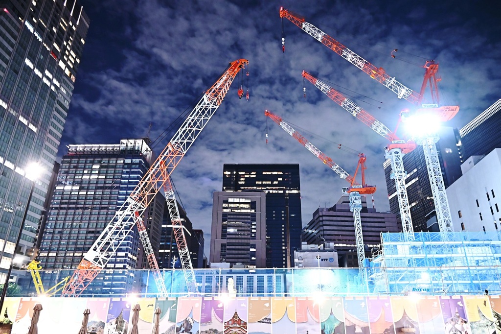 微妙にみんな同じ角度・・